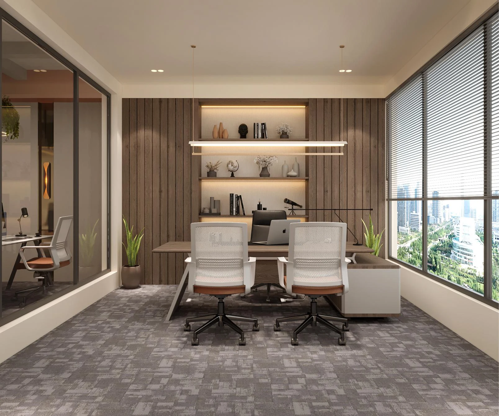 Private office interior